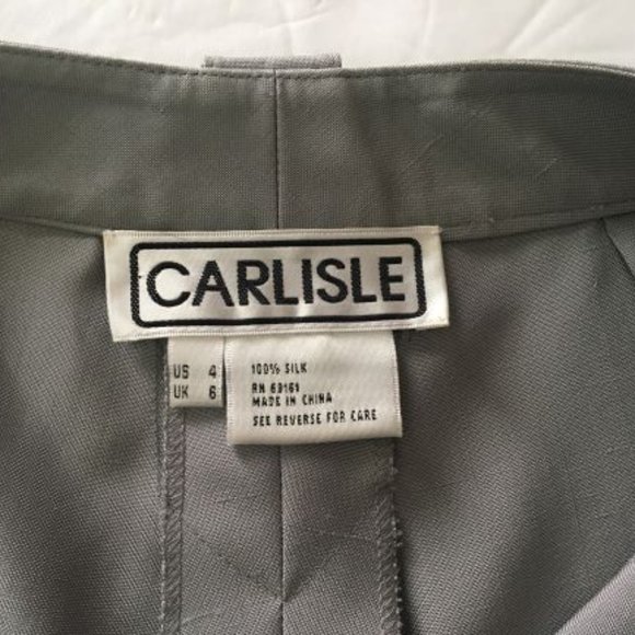 Carlisle Silk Straight Leg Pant - Picture 7 of 10